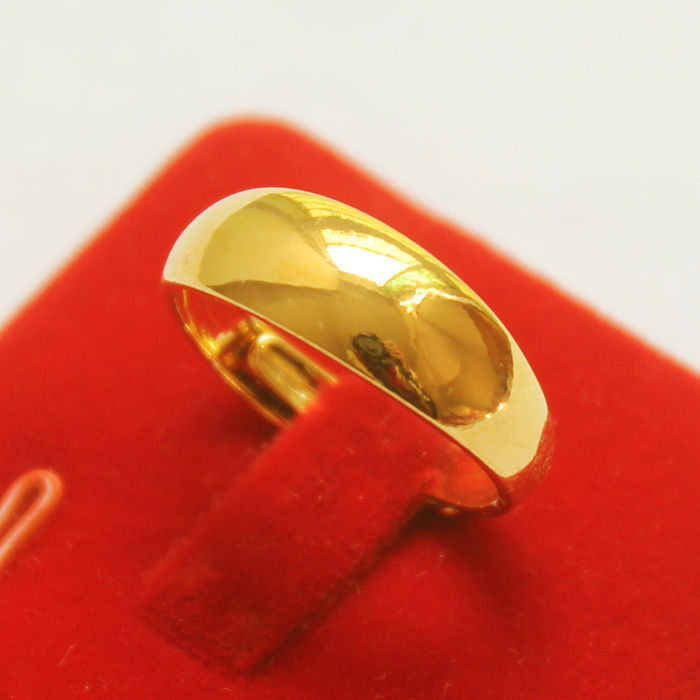 Vietnam sand gold open men's ring yellow domineering wealth dragon horse one color imitation gold jewelry