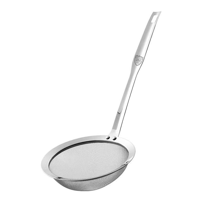 304 stainless steel oil strainer mesh, household juice and soybean milk filter strainer, hot pot noodle strainer, flour mesh sieve, filter mesh