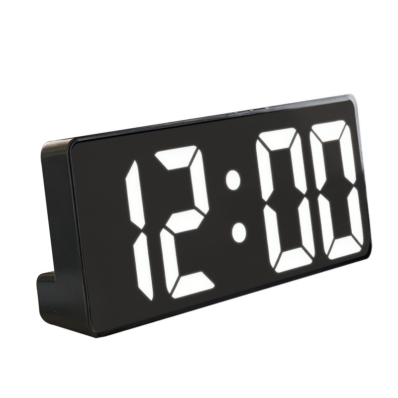 Simple portable electronic alarm clock LED mirror digital clock student dormitory smart time display GR88