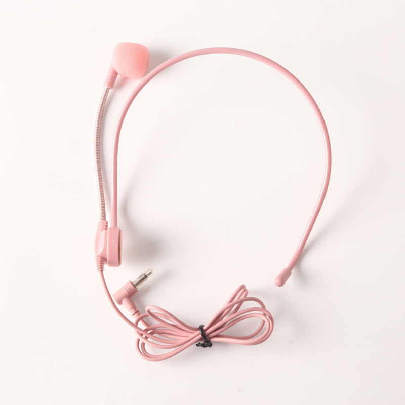 Multifunctional Teacher Amplifier Small Bee Headset Headworn Microphone Wired Headphone Amplifier Rotating Colorful Talk Mic