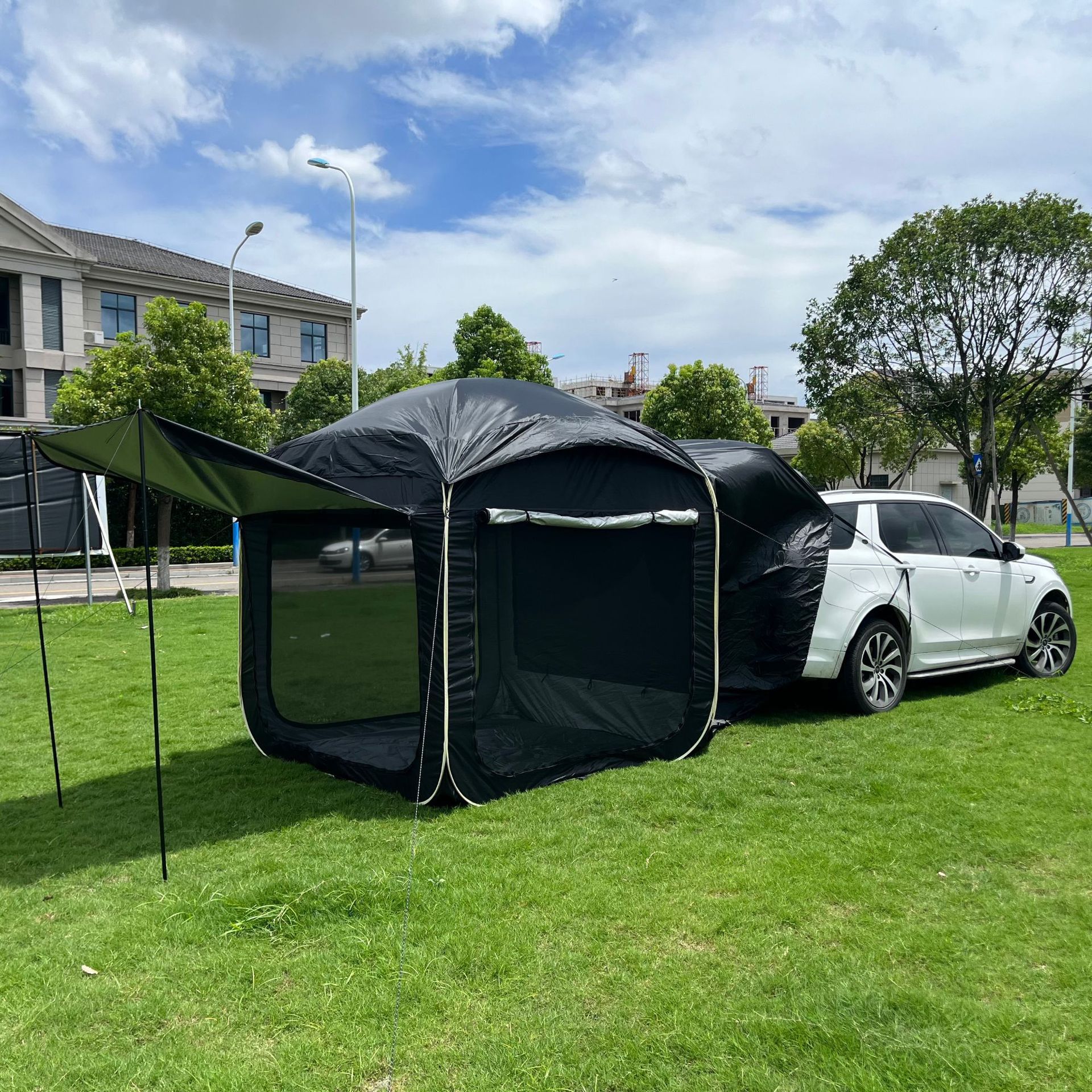 Trunk tent, mosquito-proof and rainproof, SUV off-road vehicle outdoor camping car-side awning, automatic car tail tent