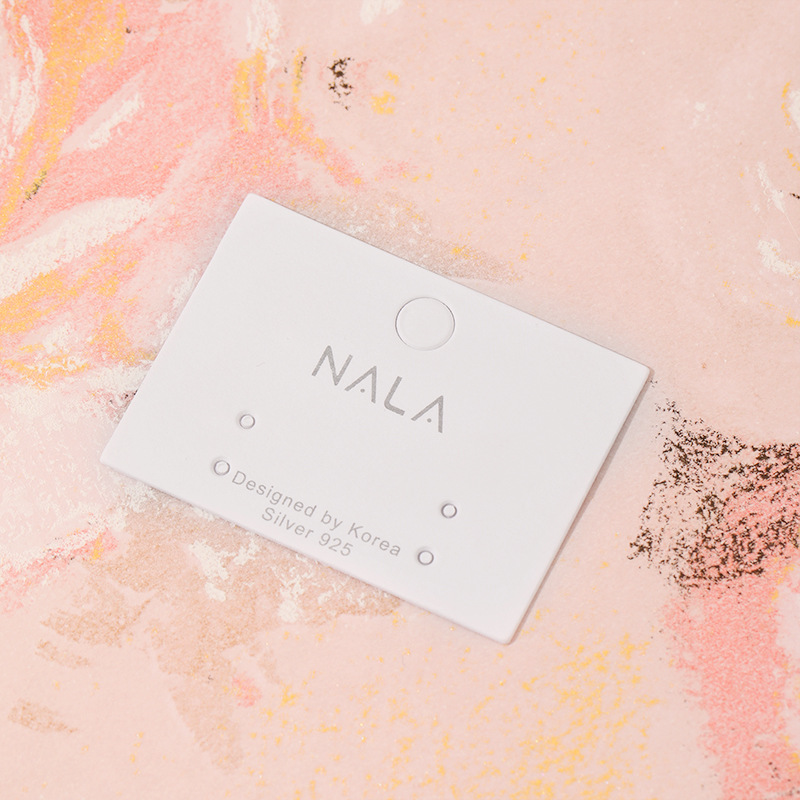 NALA Jewelry Packaging Box Necklace Ring Earrings Set Paper Box Gift Packaging Jewelry Box