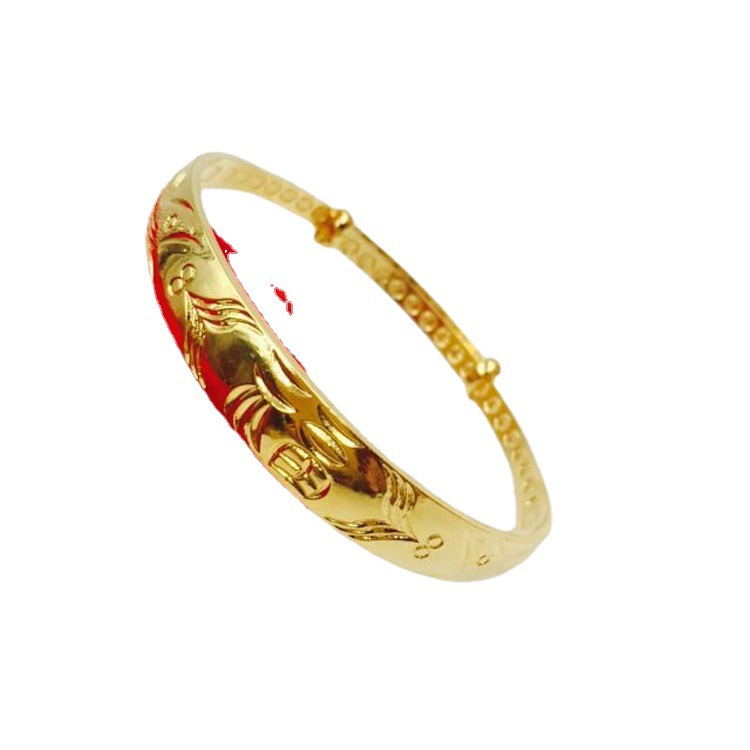 Vietnamese sand gold starry sky bracelet, push-pull brass gold-plated bracelet, rose gold layered wear, fresh and sweet