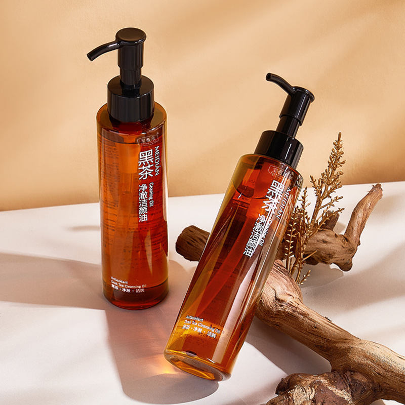 Baoquan Black Tea Pure Cleansing Oil - Refreshing Multi-Effect Cleansing Milk, Cleansing Water, Warm Clean, Plant-based