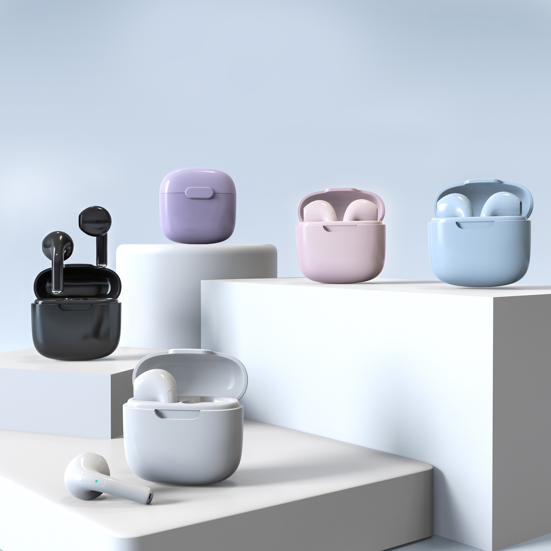 Private Mold A2pro Bluetooth Earphone Ultra-Long Battery Life A2 Macaron Wireless Bluetooth Earphone Wholesale