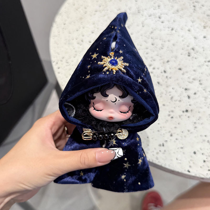 Only doll clothes] Suitable for SP Sleepless Theater series Wednesday vinyl doll clothes mysterious cloak set