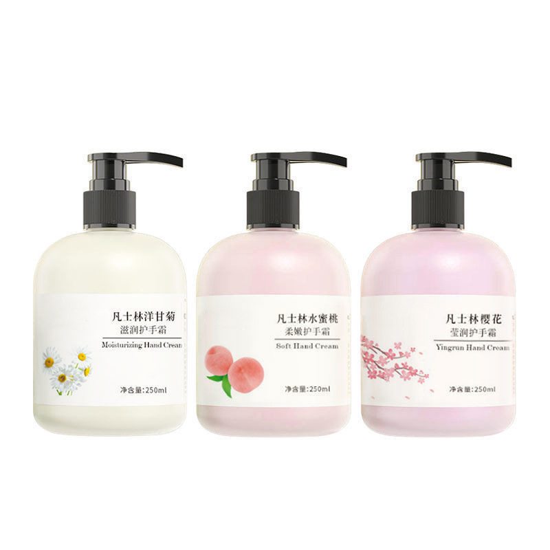 Lao Lishi Vaseline hand cream, chamomile, peach, cherry blossom, moisturizing, anti-dry and cracked, autumn and winter non-greasy