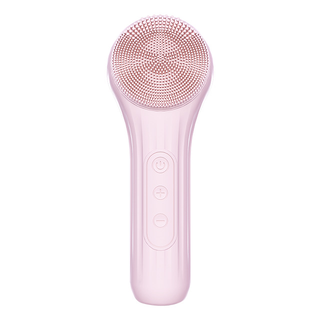 Waterproof Silicone Ultrasonic Facial Massage Beauty Instrument for Cleaning, Hot Compress, Skin Care, Face Cleanser