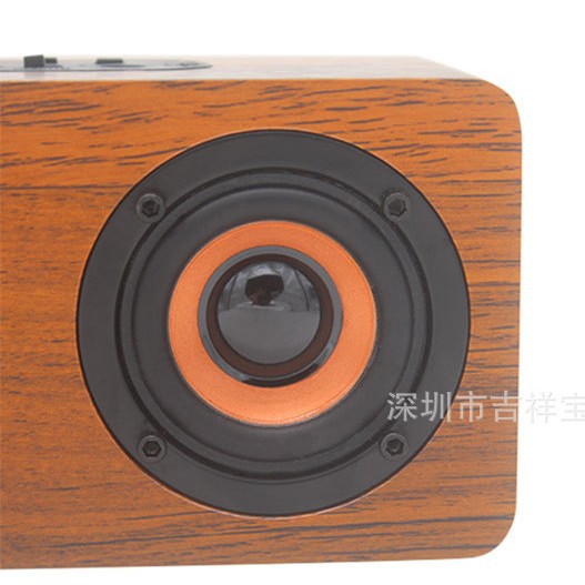 Wooden Bluetooth Speaker Stereo Sound Portable Bluetooth Audio Home Audio Mini Speaker