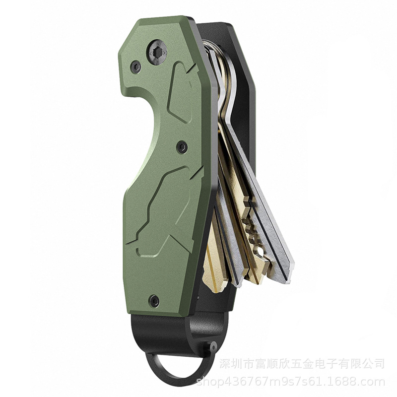 Metal Key Ring Aluminum Alloy Lightweight Key Clip Key Organizer Practical Portable