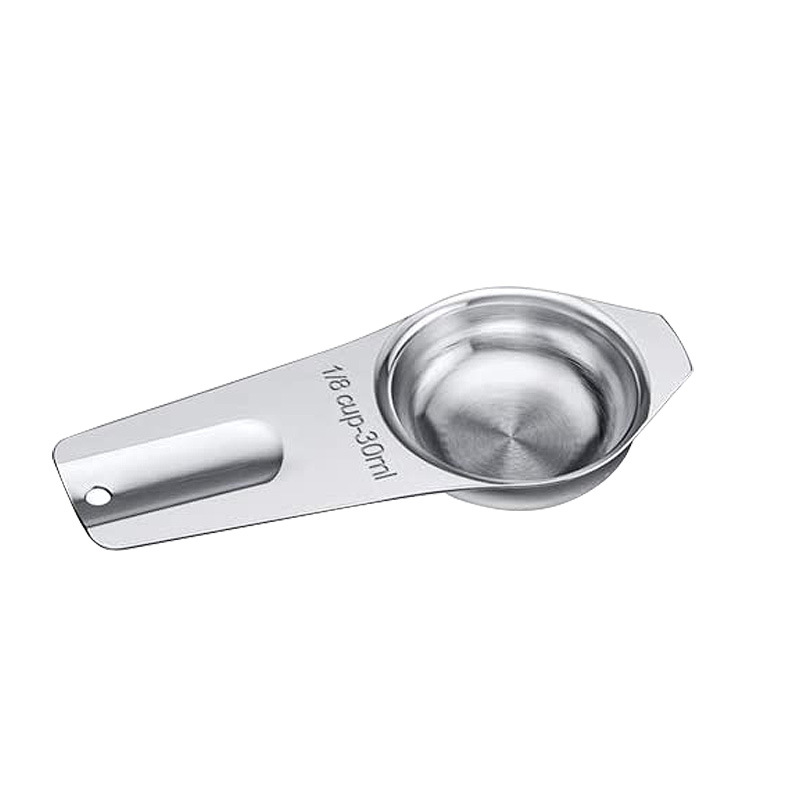 7-piece 304 Stainless Steel Measuring Cup and Spoon Set Baking Tool with Scale Seasoning Measuring Spoon Quantitative Spoon