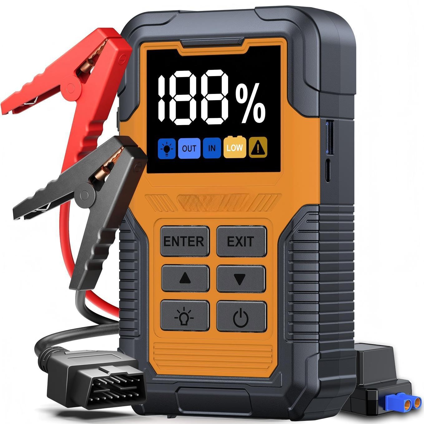 Car Emergency Start Power Supply Large Capacity 12v Jump Starter Ignition Emergency Strong Start Jump Start