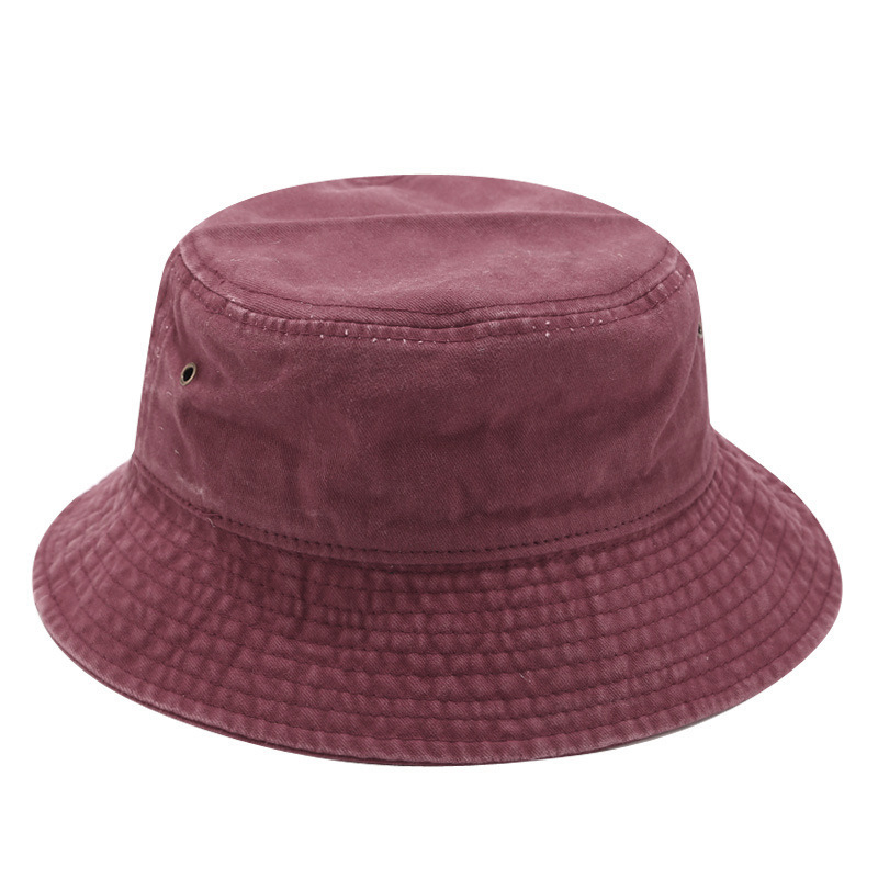 Bucket Hat for Men, Washed Plain Basin Cap for Women, All-Season Outdoor Travel Sun Hat