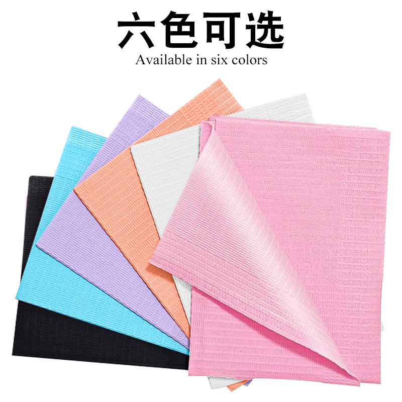Disposable nail table mat 125 pieces work table pad composite film tattoo eyelash paper cleaning pad tablecloth nail