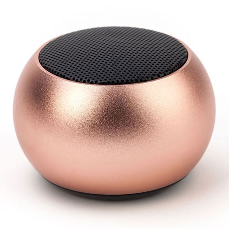 New wireless Bluetooth metal shell good feel mini speaker portable pocket audio souvenir gift