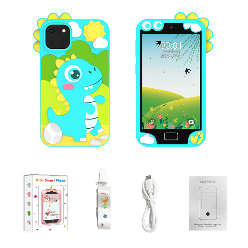 New cartoon mini children's phone camera HD photo video educational children's digital camera