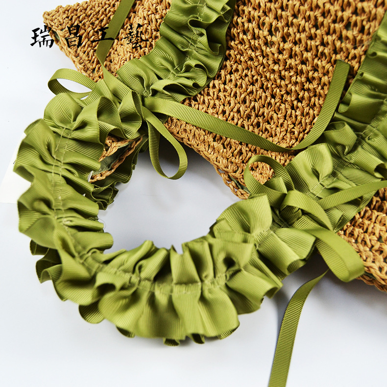 Laizhou paper rope woven bag, simple handmade woven women's bag