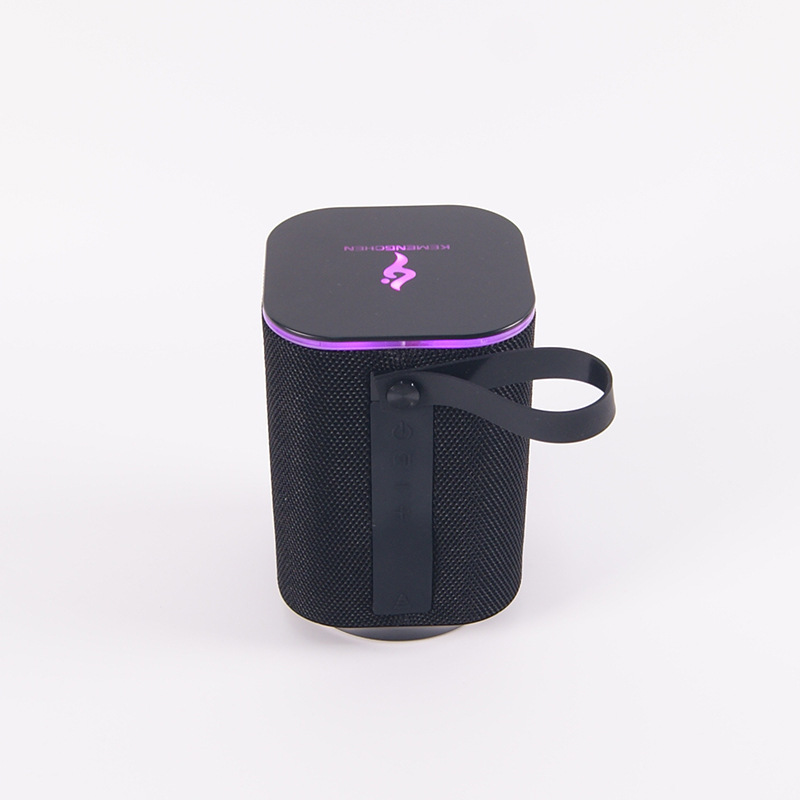 Custom-Molded RGB Laser-Engraved, Illuminated, Outdoor-Rated, Waterproof Subwoofer with Handle—Compact Speaker with Resonance, Designed for Home Use—Bluetooth Speaker
