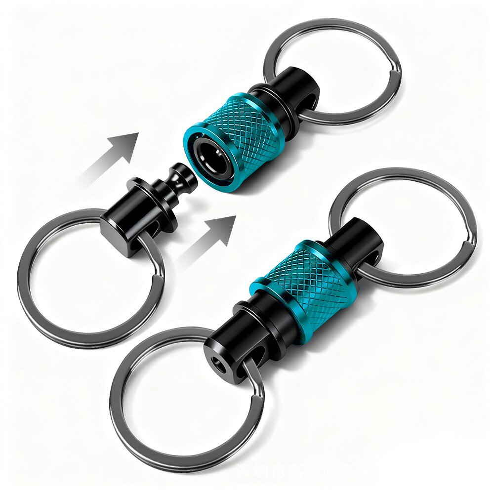 Portable Multi-purpose Universal Buckle 360-degree Rotating Aluminum Alloy Pendant Detachable Key Hook