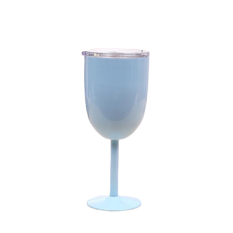 304 stainless steel goblet wine glass double-layer vacuum insulated champagne cocktail cup