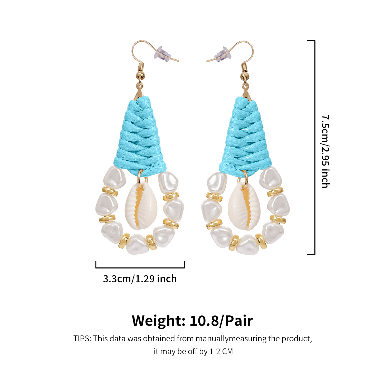Summer Ocean Vacation Style Handmade Beaded Bohemian Cute Cartoon Dolphin Starfish Animal Seed Bead Earrings