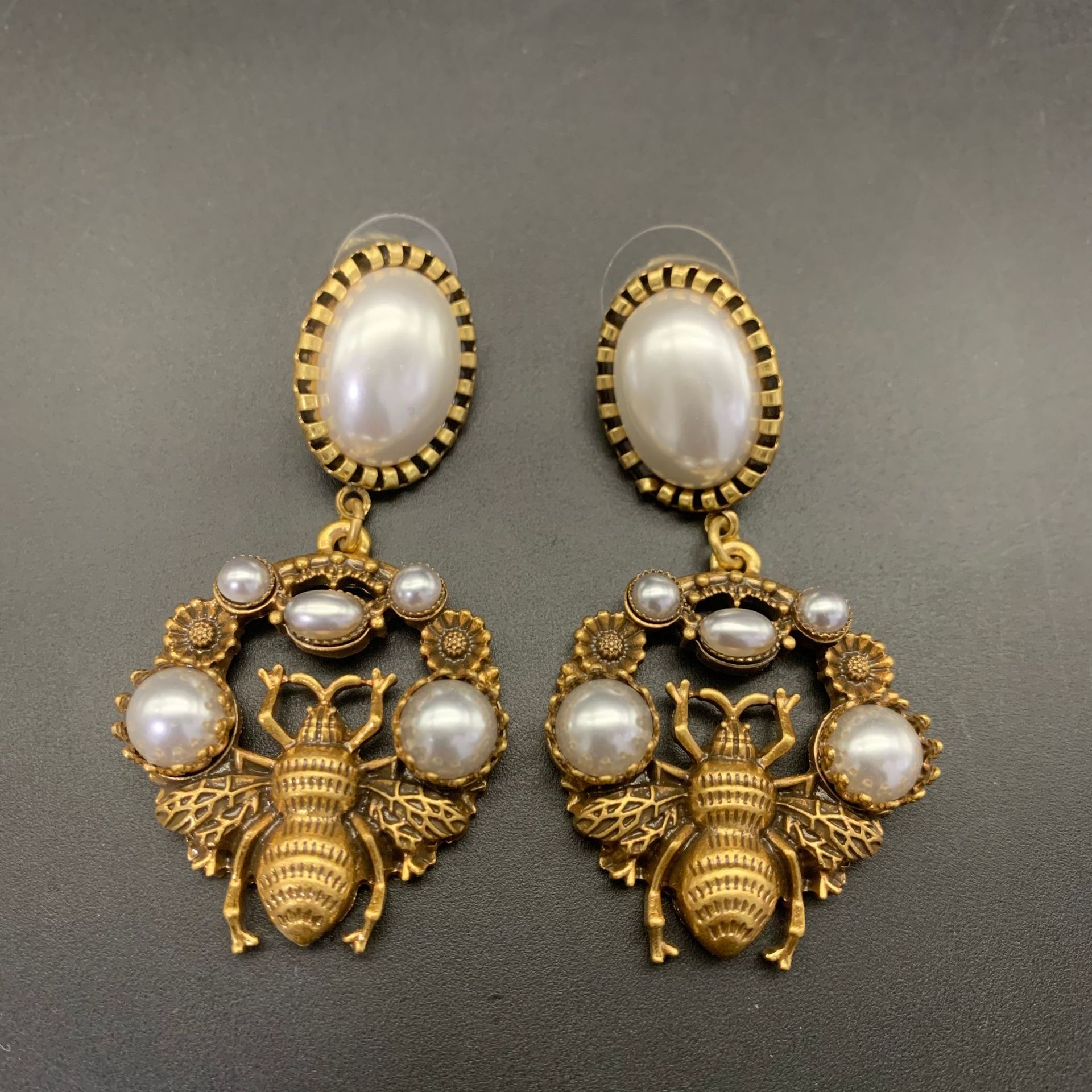 New natural stone floral beaded bracelet bracelet earring ear clip necklace neck chain women's brooch