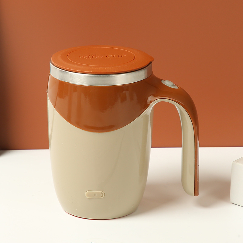 Lazy Coffee Stirring Cup Automatic Stirring Cup Magnetic Rotation Electric Milk Cup Mug 304 Stainless Steel