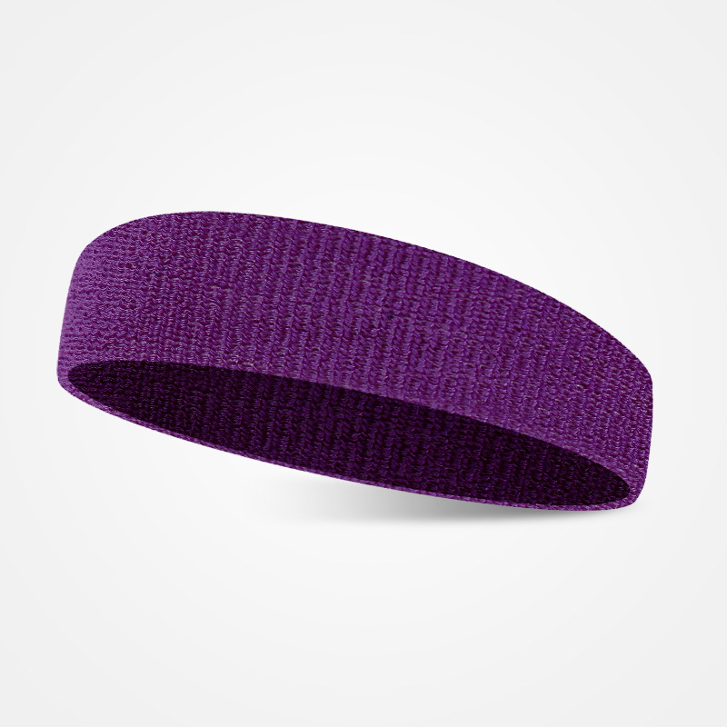 Sweat-absorbing sports headband, anti-sweat headband, yoga fitness running towel headband, basketball badminton unisex