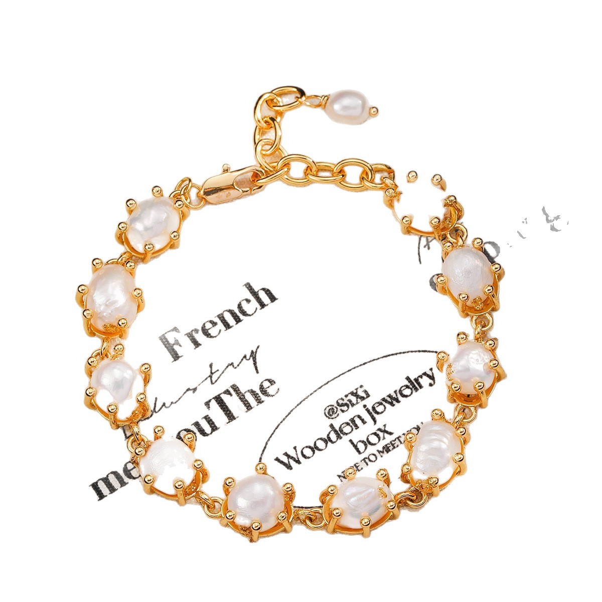 Freshwater Pearl Bracelet for Women Delicate Small Accessories Ladies Bracelet Hand Jewelry Bracelet Women