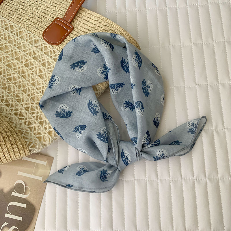 蓝色小白花