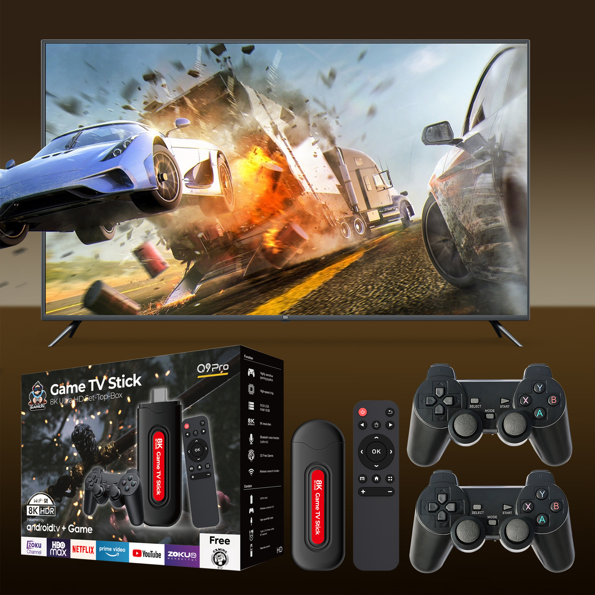 Q9pro TV Box Game Home TV Box Android Smart HD Network Player TV Box
