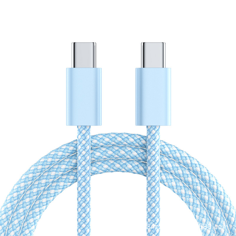 Type-C to Type-C 60W Data Cable for iPhone 15 16 Samsung Huawei Fast Charging Cable