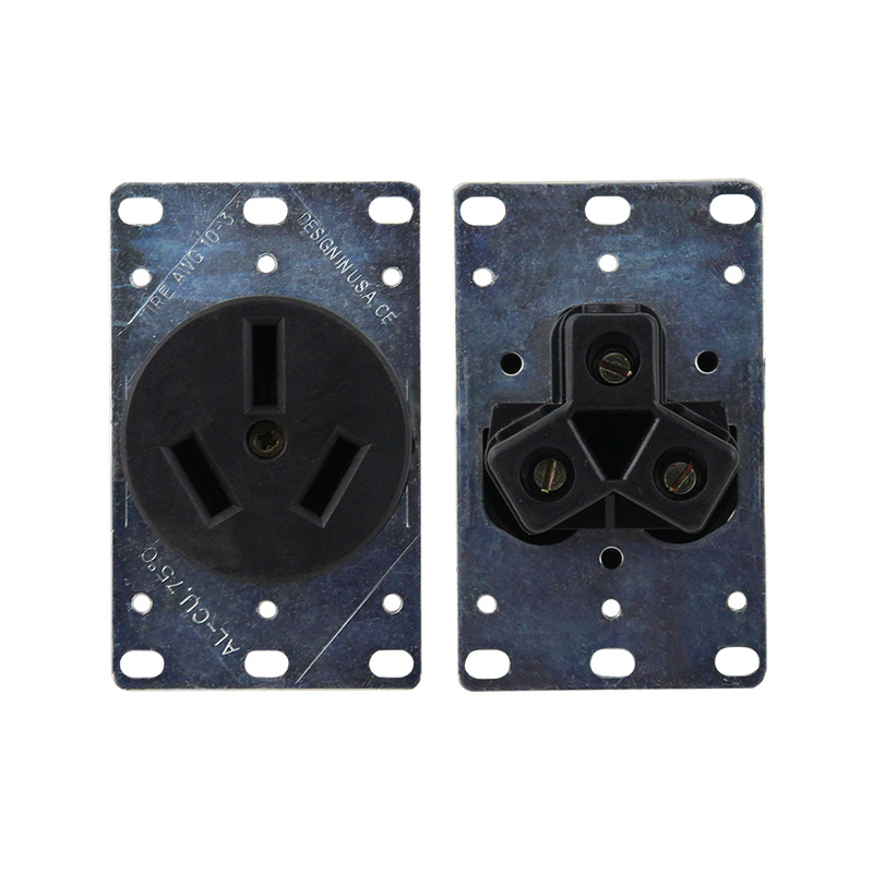 NEMA 10-50P American standard assembled plug socket American 50A high-power plug 50A 125V/250V