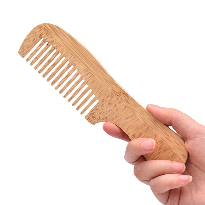 Bamboo hotel comb, disposable comb, portable bamboo comb, household hotel guesthouse female small comb