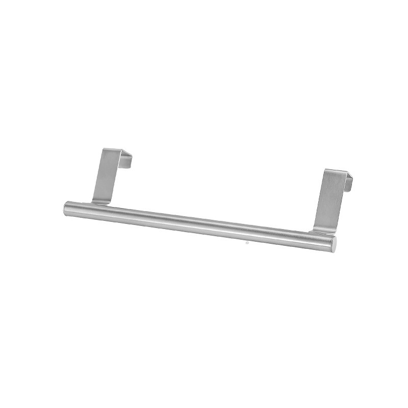 No-drill Towel Rack Behind Door Bathroom Single Bar Towel Rod Towel Rack Cabinet Door Frame Hanger Storage Rack