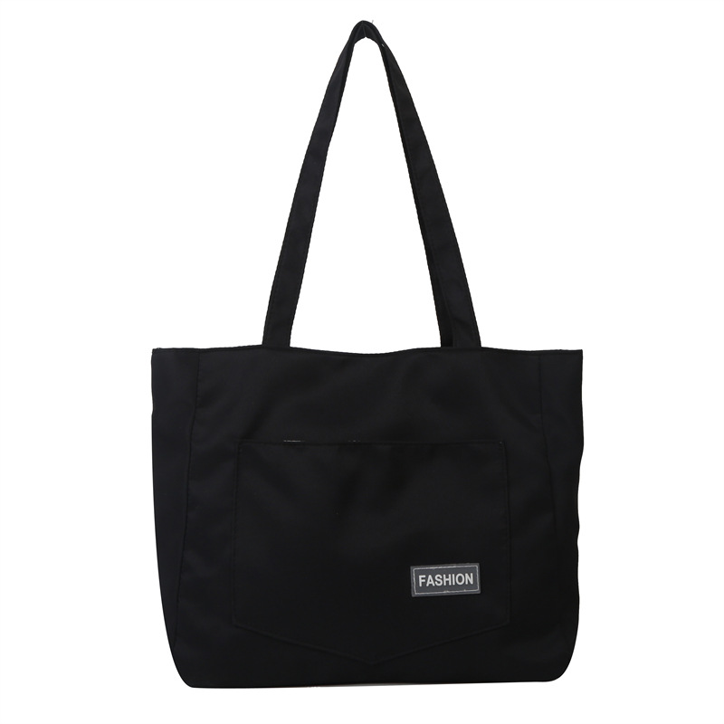 Spring and Summer New Tote Bag Women 2026 Casual Canvas Single Shoulder Bag Student Handbag Shopping Bag