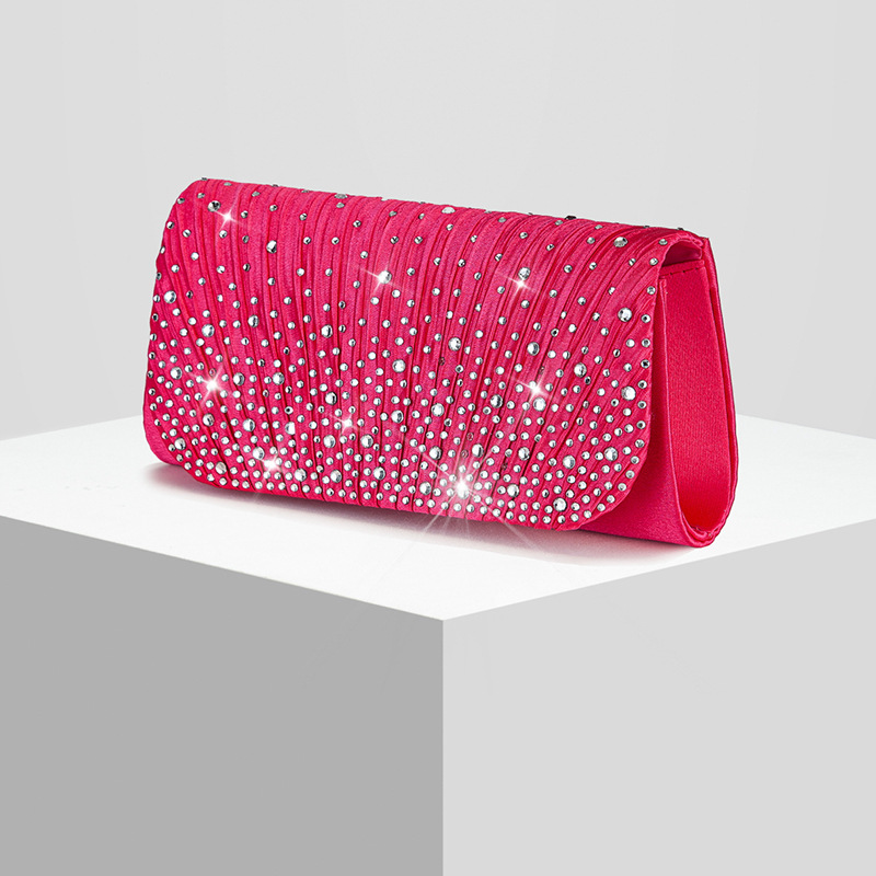 New Women's Shiny Rhinestone Evening Bag Evening Bag Wedding Bag Banquet Bag Clutch Crossbody Bag
