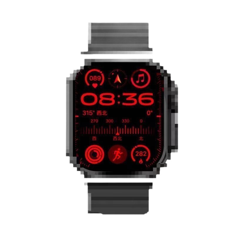 H11 sports wireless charging outdoor dynamic island 2.19-inch 12-language manual H11 smart watch men's sports