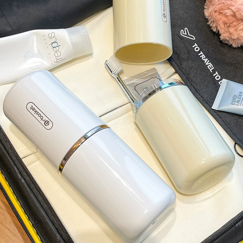 Travel Toothbrush Cup Tooth Cup Toothbrush Holder Toothbrush Rinse Cup Household Set Portable Toothbrush Storage Box