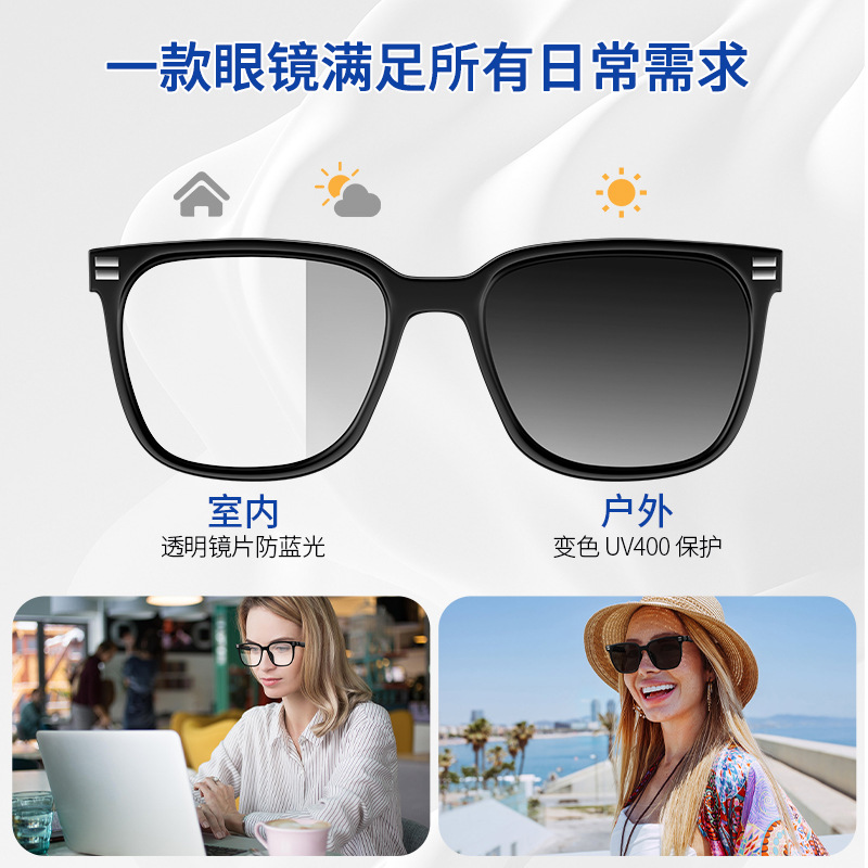 New AI Smart Translation Bluetooth Glasses M10B Audio Sunglasses Listen to Music Call Sunglasses