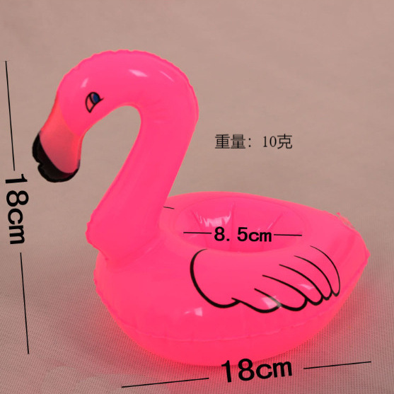 Zhenghui environmentally friendly inflatable children's toy coconut tree coaster donut water cup holder drink pool