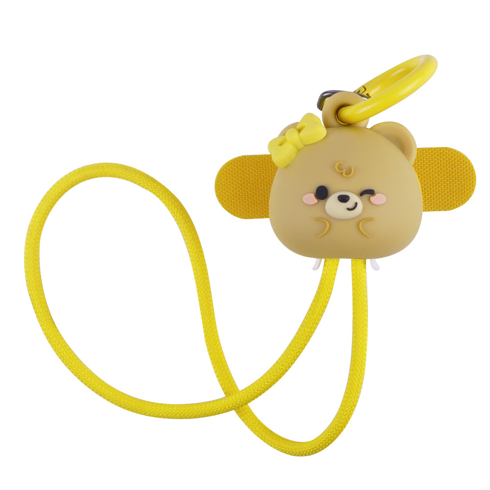 Bear Cute Bracelet Fast Charge Data Cable C-C Data Cable Dual Type-C Laptop Fast Charge Cable PD 60W Fast Charge