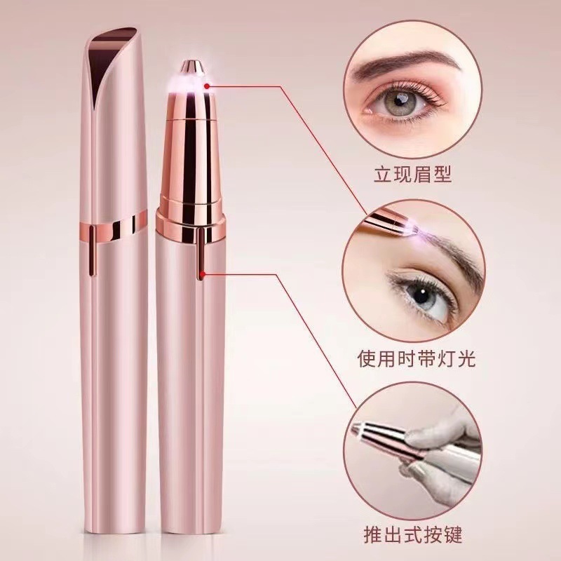 Electric Eyebrow Trimmer for Women, Eyebrow Razor, Hair Remover, Automatic Eyebrow Shaper, Rechargeable Eyebrow Pen