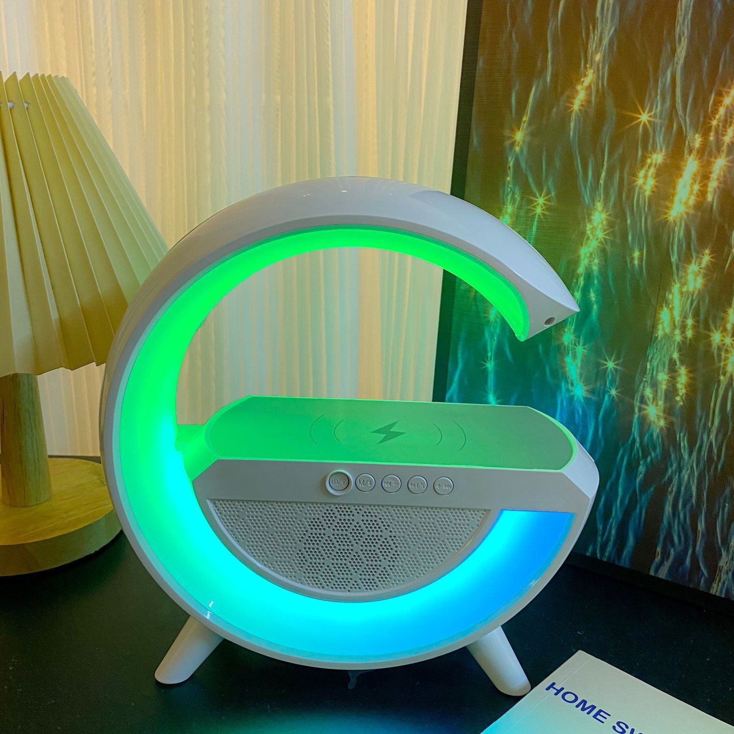 Big G BT-2301 portable Bluetooth speaker loud volume atmosphere light rechargeable wireless subwoofer speaker