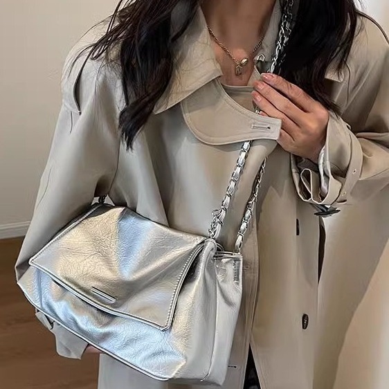Large Capacity Underarm Bag Women's Bag 2026 Autumn Winter New Textured Trendy Tote Bag Single Shoulder Crossbody Bag