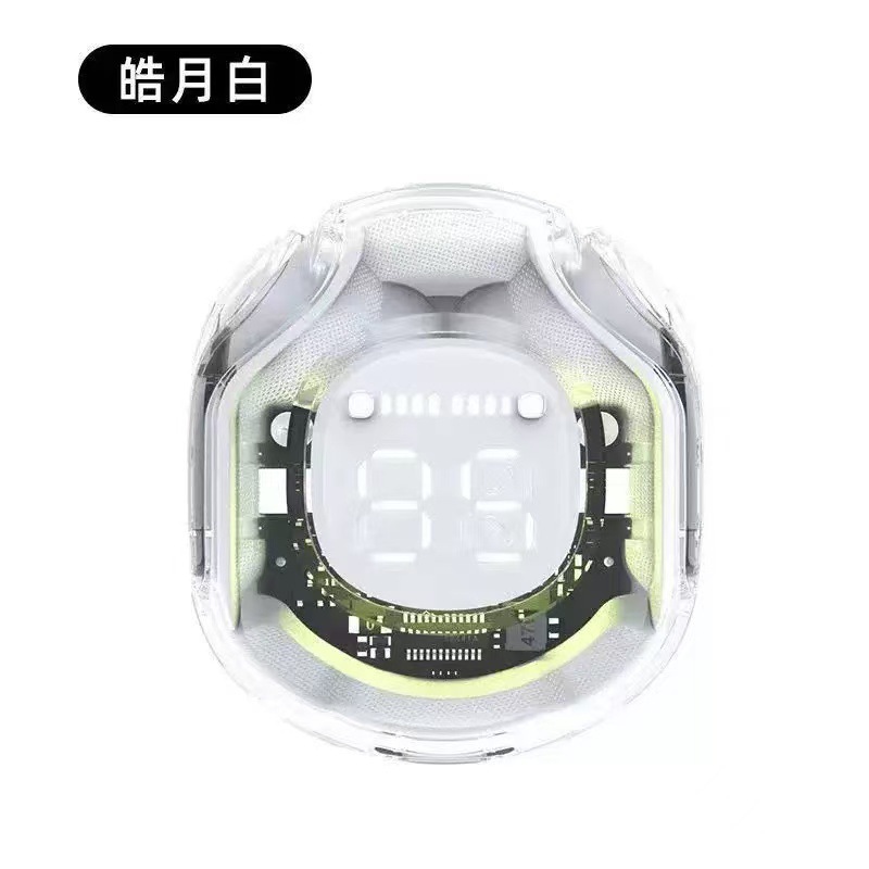 air39 Transparent Bluetooth Headset HK6 Sports Headset T8 HD Digital Display Ultra-long Battery Life Headset