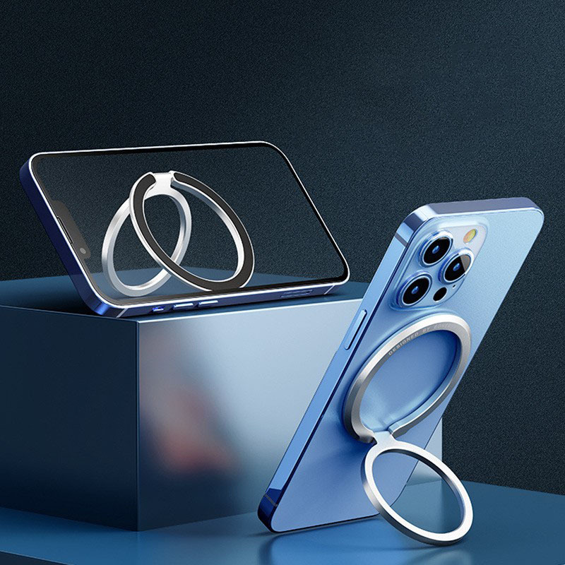 MagSafe Magnetic Phone Stand Portable Magnet Metal Ring Finger Grip Magsafe Magnetic Phone Stand