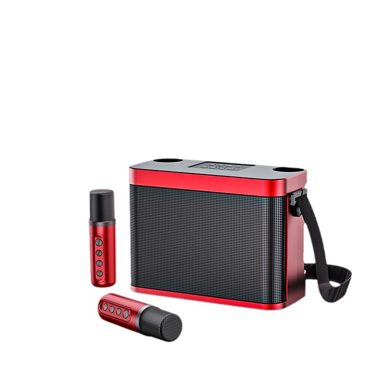 Speaker Karaoke Portable KTV Recording Live Singing Practice Listening Singing Bluetooth KTV Speaker Set