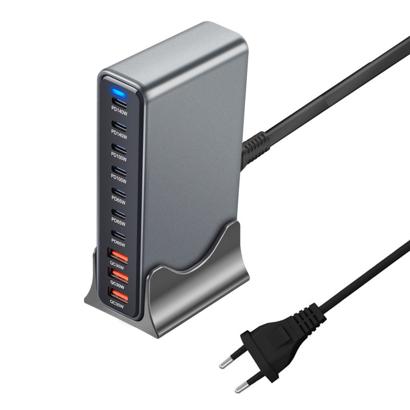 800W GaN PD Fast Charger 765W Multi-Function PD Desktop Charger 730W New 10-Port Charger