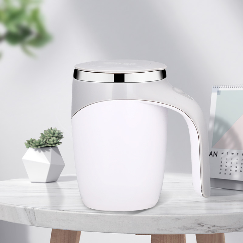 Automatic Stirring Cup Stainless Steel Lazy Magnetic Cup Automatic Magnetic Cup Portable Coffee Cup Mug